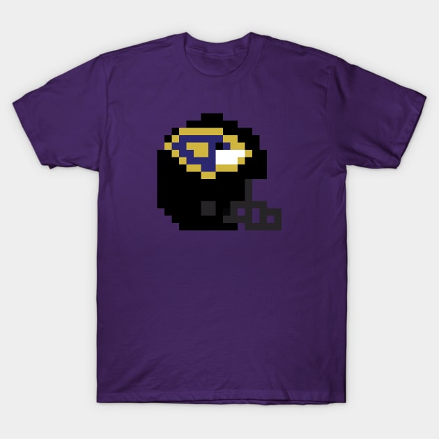 8 Bit Baltimore Raven's Helmet T-Shirt by N8I